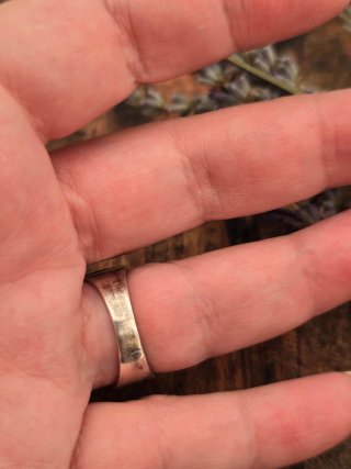 Anillo Plata con Circonitas Moradas
