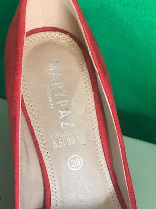 Zapatos de tacón Marypaz rojos talla 39