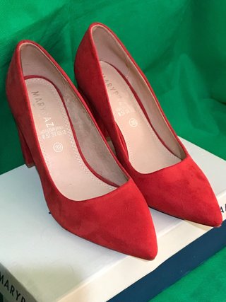 Zapatos de tacón Marypaz rojos talla 39