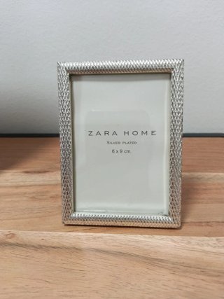 Marco Zara Home Plata 6x9 cm.Pequeño.