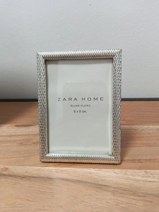 Marco Zara Home Plata 6x9 cm.Pequeño.