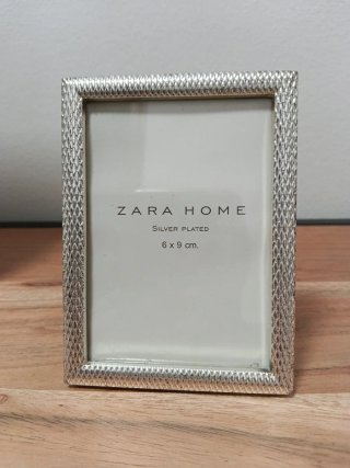 Marco Zara Home Plata 6x9 cm.Pequeño.