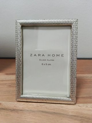 Marco Zara Home Plata 6x9 cm.Pequeño.