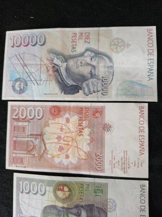 Lote de 4 Billetes Españoles Antiguos