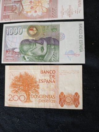 Lote de 4 Billetes Españoles Antiguos
