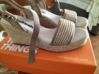 Cuñas Refresh Beige Talla 38