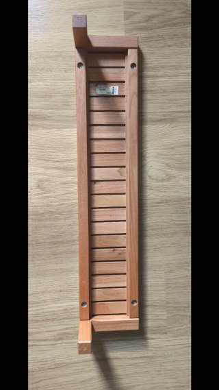 Estantería flotante Ikea Molguer madera