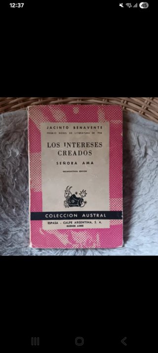 Libro Los intereses creados