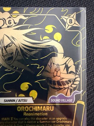 Carta Naruto Mythos Orochimaru Secreta 138 Reanima