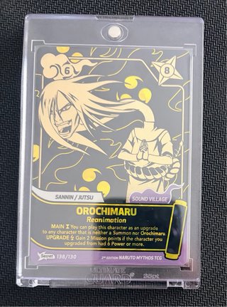 Carta Naruto Mythos Orochimaru Secreta 138 Reanima