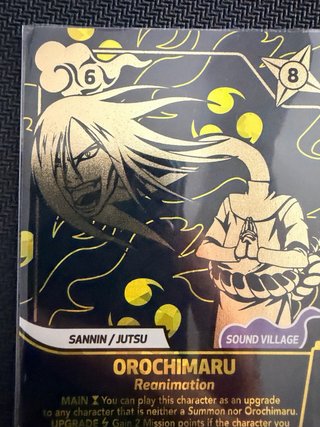 Carta Naruto Mythos Orochimaru Secreta 138 Reanima