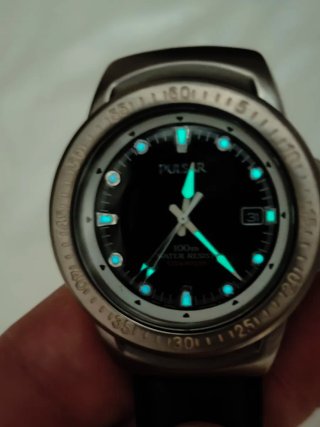 Reloj Pulsar Titanium 100m Sumergible