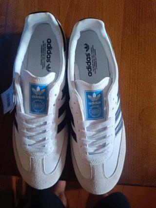Adidas Samba Hombre Blancas y Negras