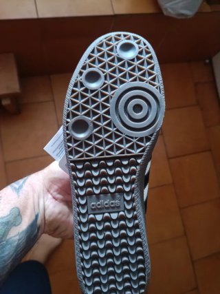 Adidas Samba Hombre Blancas y Negras