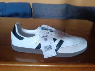 Adidas Samba Hombre Blancas y Negras