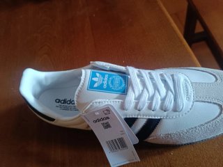 Adidas Samba Hombre Blancas y Negras