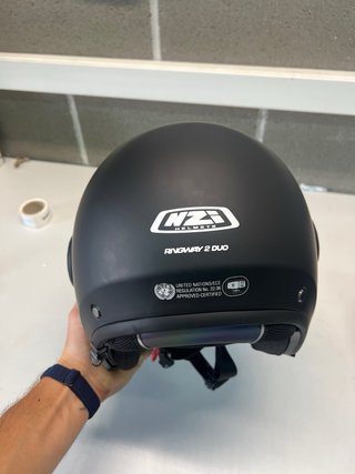 Casco moto NZI Ringway 2 Duo ECE 22.06 Talla S - N