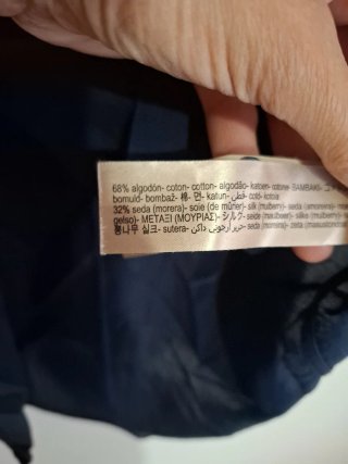 Camisa Massimo Dutti azul mujer