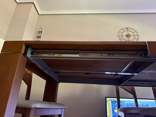 Conjunto mesa comedor y 6 sillas madera