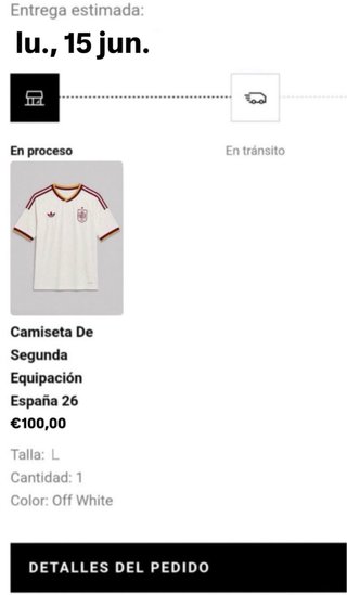 Camiseta España Mundial 2026 Adidas