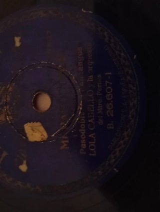 Disco Vinilo 78 RPM Lola Cabello Parlophon
