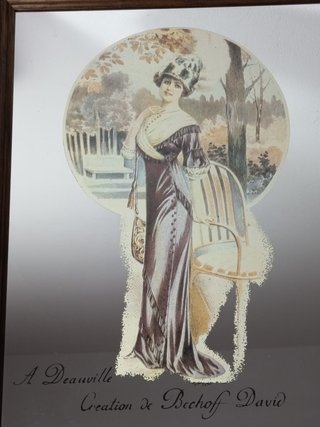 Espejo Vintage Art Nouveau A Deauville