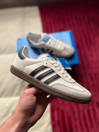 Adidas Samba Blancas y Negras Mujer