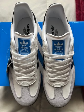 Adidas Samba Blancas y Negras Mujer