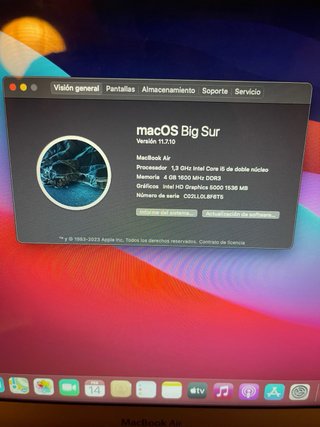 Apple MacBook Air a1466 13” del 2014