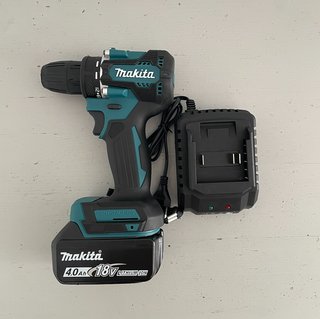 Taladro Makita DHP487 18V + Batería + Cargador
