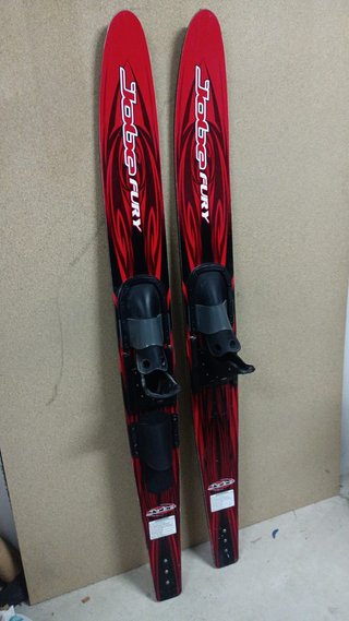 Esquís acuáticos Jobe Fury rojos