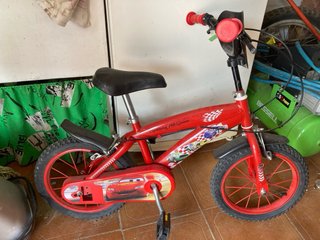 Bici Rayo McQueen Disney para niño