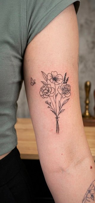 tatuador fine line y puntillismo
