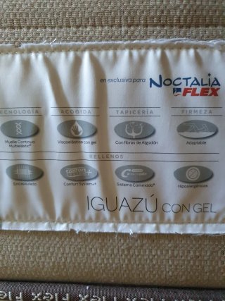 Colchón muelles Flex Iguazú Gel 180x200 King Size