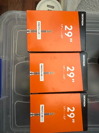 3 Camere MTB 29 Presta 48mm Decathlon