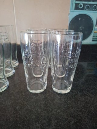 Juego de 20 vasos de cristal