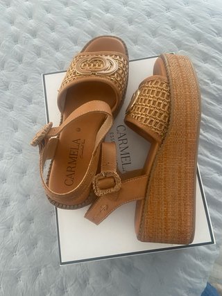Sandalias Carmela Marrón Talla 39