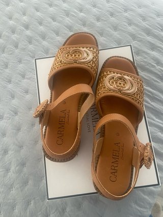 Sandalias Carmela Marrón Talla 39