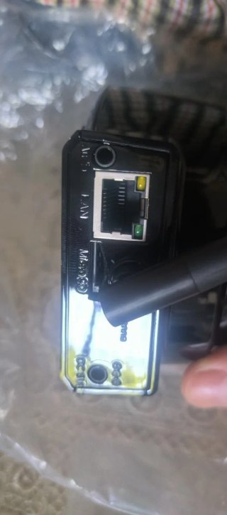 Cámara de vigilancia WiFi negra