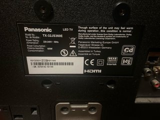 Televisor Panasonic LED 32 Negro