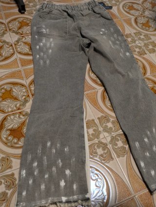 Pantalón vaquero ROMWE hombre gris