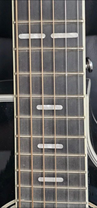 Guitarra Electroacústica Hagstrom Negra