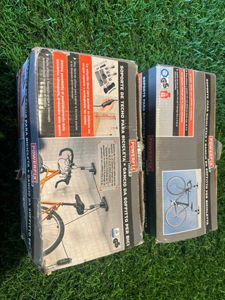 2 Soportes para bicicletas con poleas