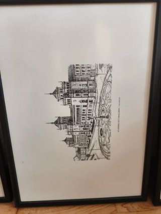 Colección 5 láminas monumentos Valladolid