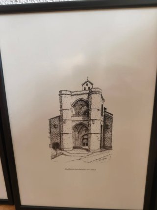 Colección 5 láminas monumentos Valladolid