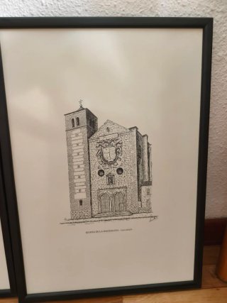 Colección 5 láminas monumentos Valladolid