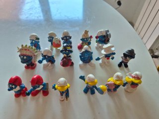 Conjunto di Figure di Puffi