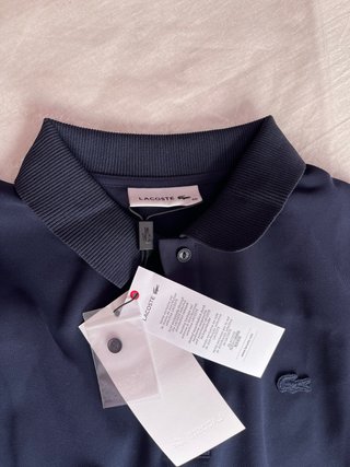 Polo Lacoste Azul Marino Talla 40