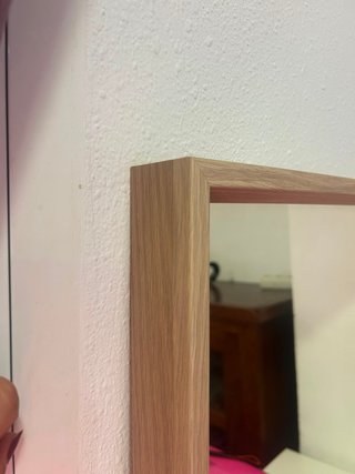 Espejo IKEA NISSEDAL Roble 65.5x65.5 cm