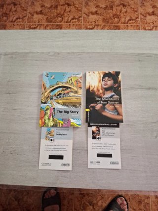 Conjunto de 2 libros en ingles con audio en ingles